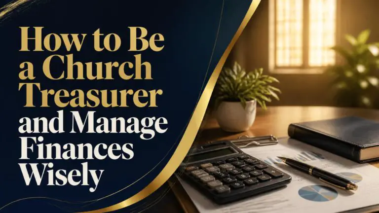 How to Be a Church Treasurer and Manage Finances Wisely