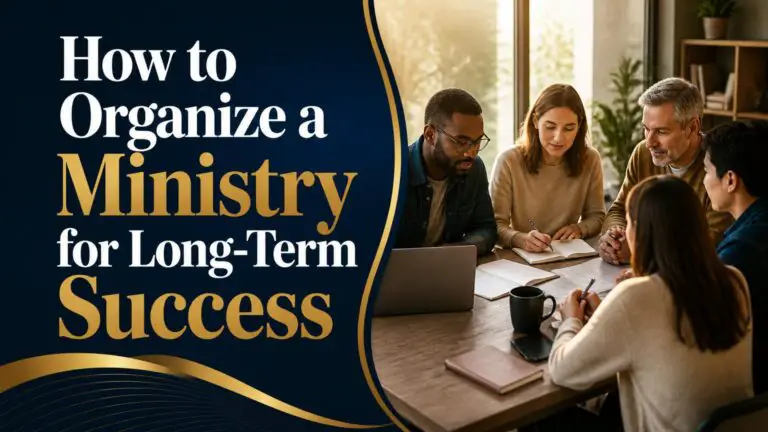 How to Organize a Ministry for Long-Term Success