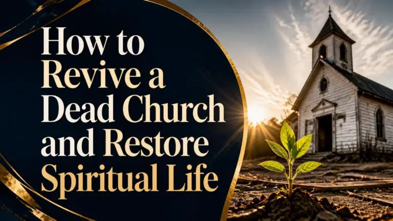 How to Revive a Dead Church and Restore Spiritual Life