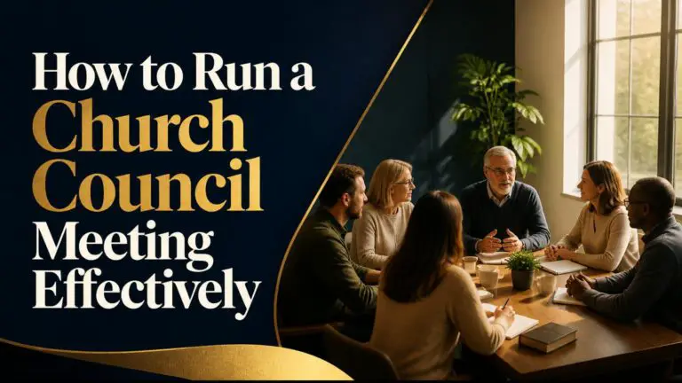 How to Run a Church Council Meeting Effectively