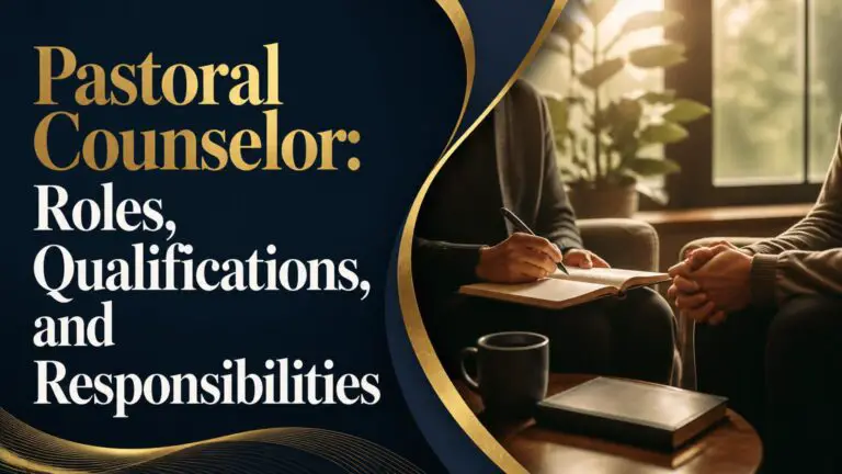 Pastoral Counselor: Roles, Qualifications, and Responsibilities