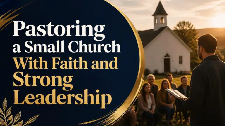 Pastoring a Small Church With Faith and Strong Leadership