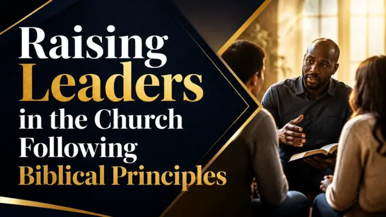 Raising Leaders in the Church Following Biblical Principles
