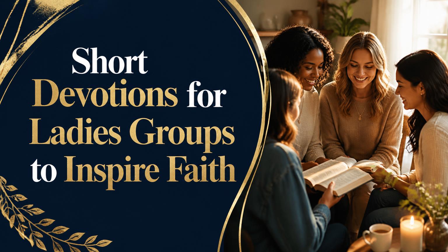 Short Devotions for Ladies Groups to Inspire Faith - DEVOTIONALS FOR TODAY