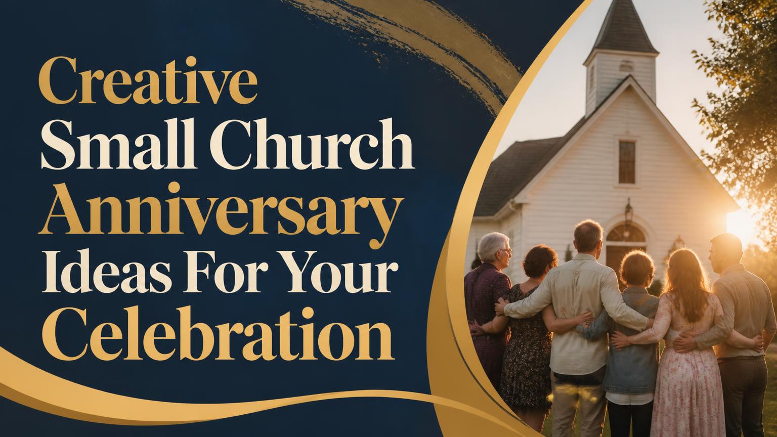 Small Church Anniversary Ideas