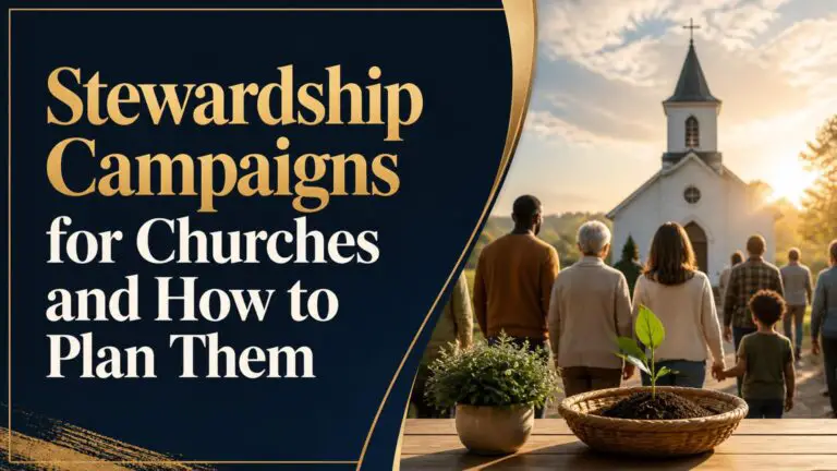Stewardship Campaigns for Churches and How to Plan Them
