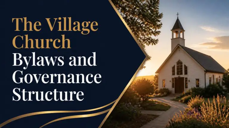 The Village Church Bylaws and Governance Structure