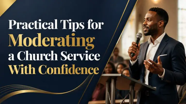 Practical Tips for Moderating a Church Service With Confidence