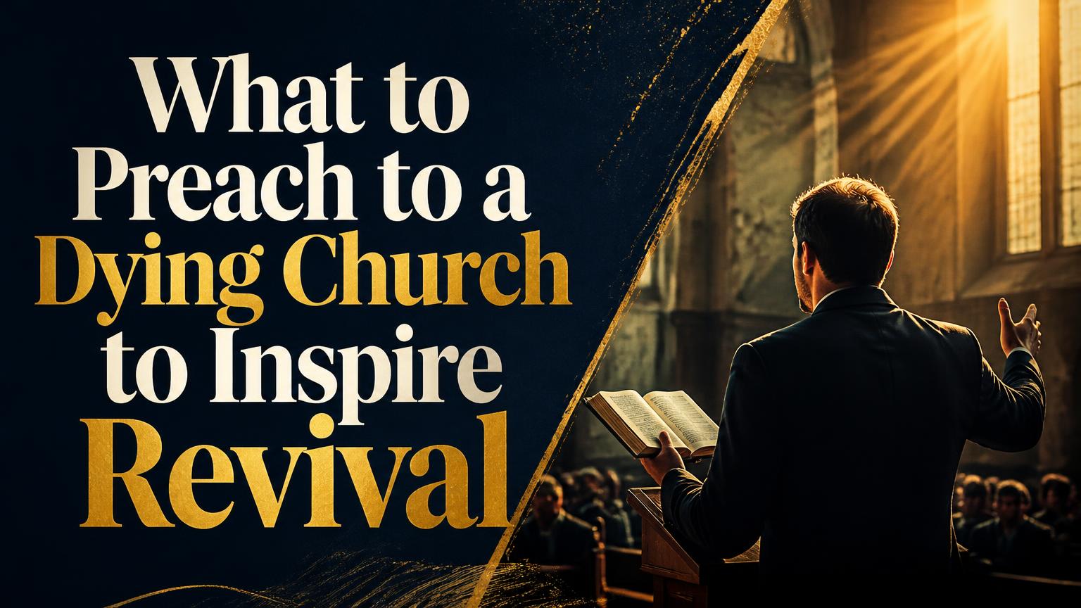 What to Preach to a Dying Church